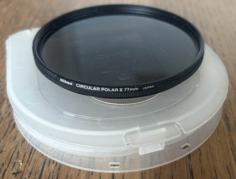 Nikon 77mm circular polarising II Filter