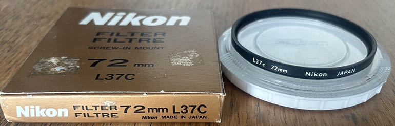 Nikon 72mm L37c UV Filter