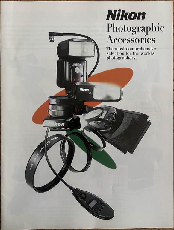 Nikon Photographic Accessories 1999 Leaflets & Brochures