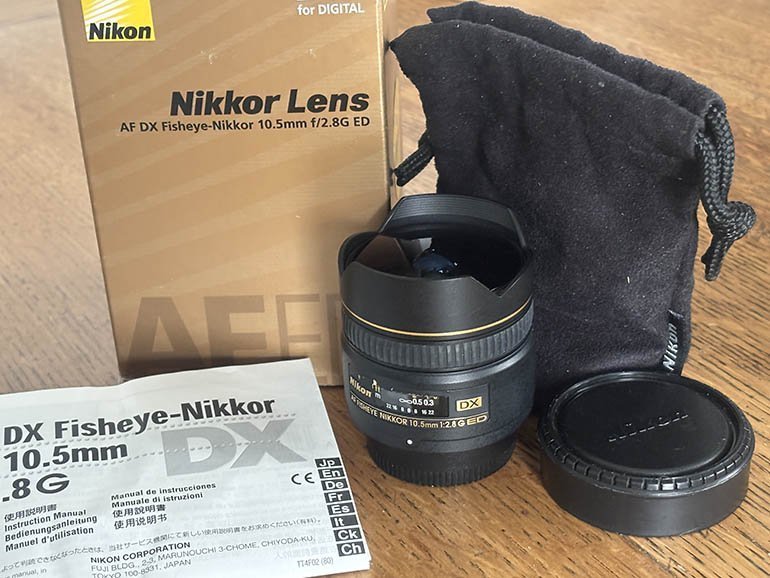 Used Nikon AF DX 10.5mm f/2.8 G ED
