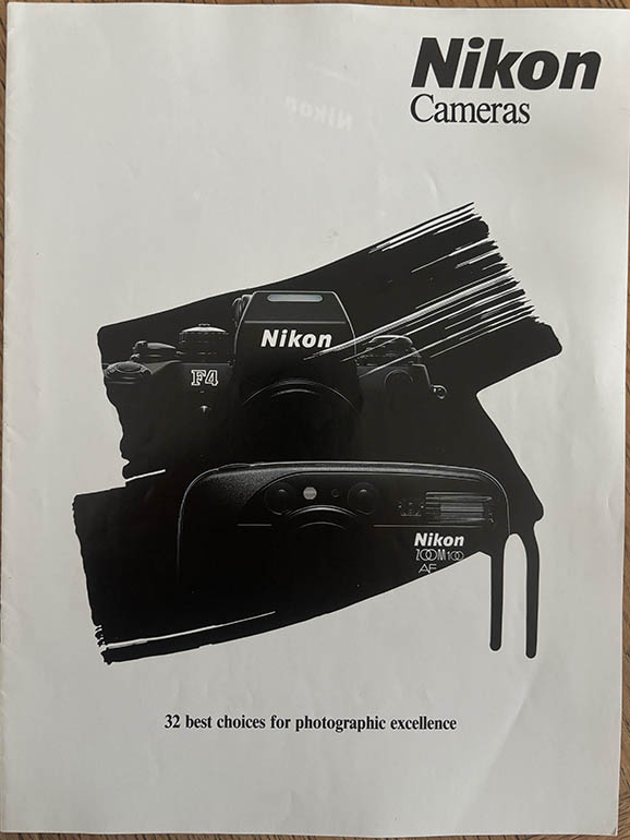 Nikon Cameras 1993 Leaflets & Brochures