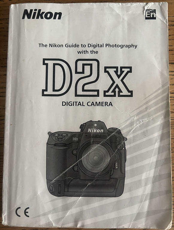 Nikon D2x Instruction manual