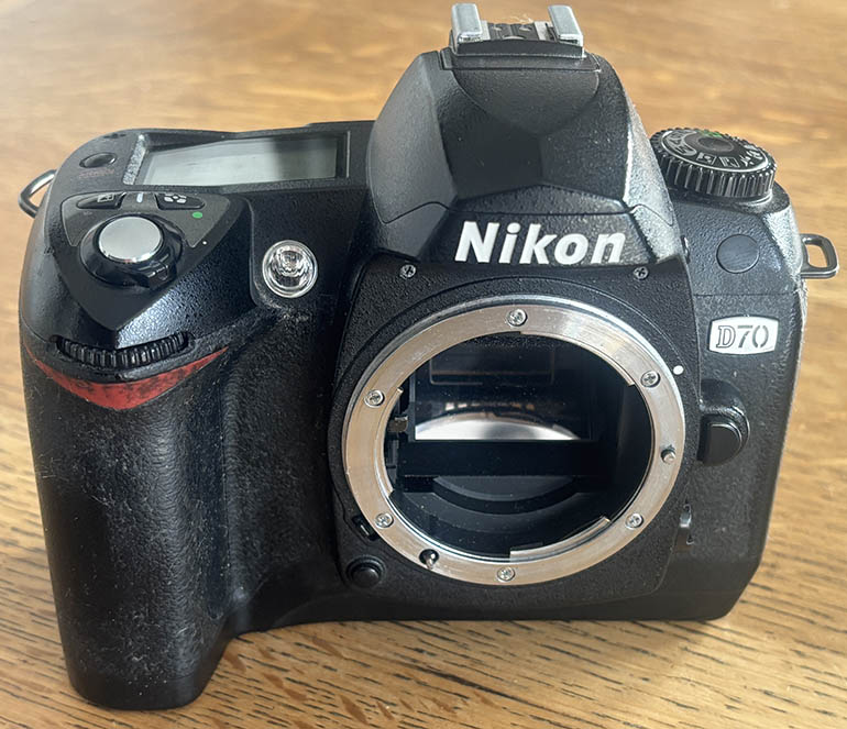 Nikon D70 INFRARED body 35mm camera