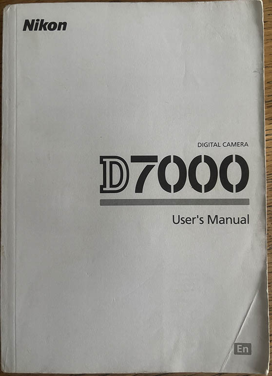 Nikon D7000
 Instruction manual