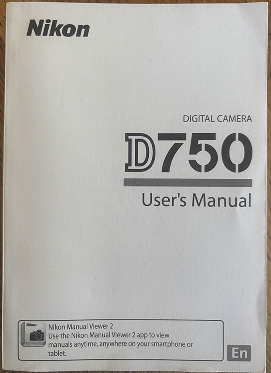 Nikon D750 Instruction manual