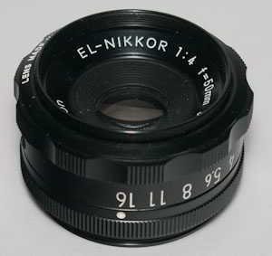 Pre-owned Nikon El-Nikkor 50mm f/4 enlarging lens