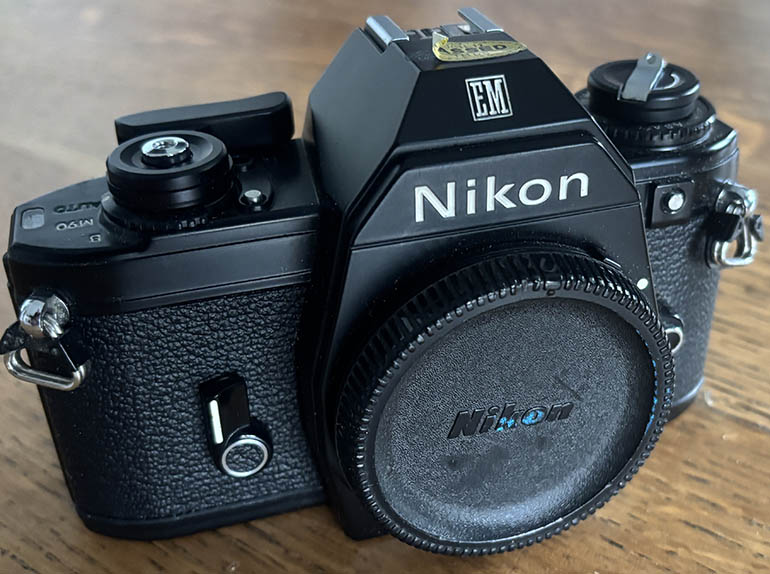 Nikon EM body 35mm camera
