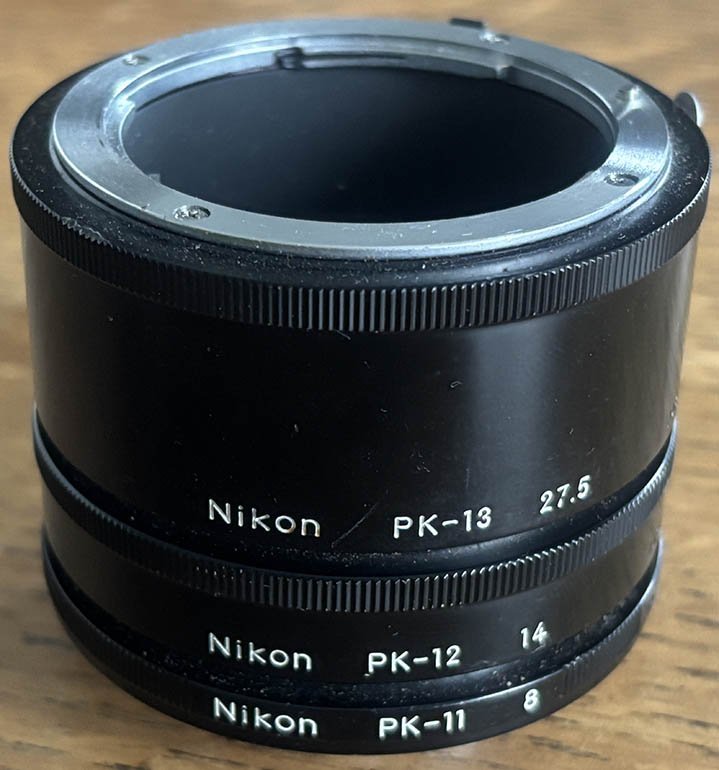 Used Nikon Extension Tube Set PK-11, PK-12, PK-13