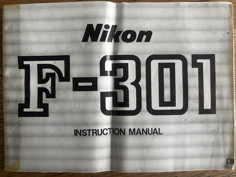 Nikon F-301 Instruction manual