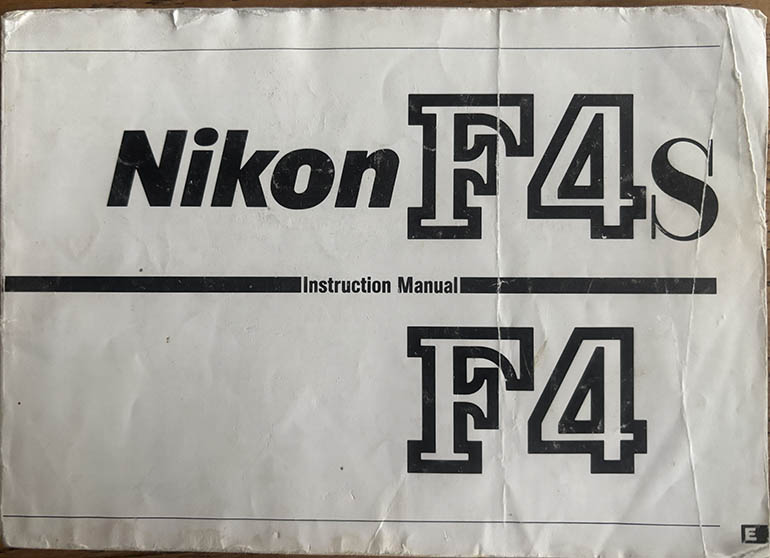 Nikon F4 / F4s Instruction manual