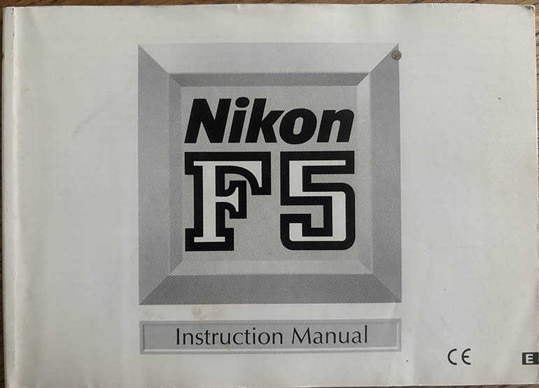 Nikon F5 Instruction manual
