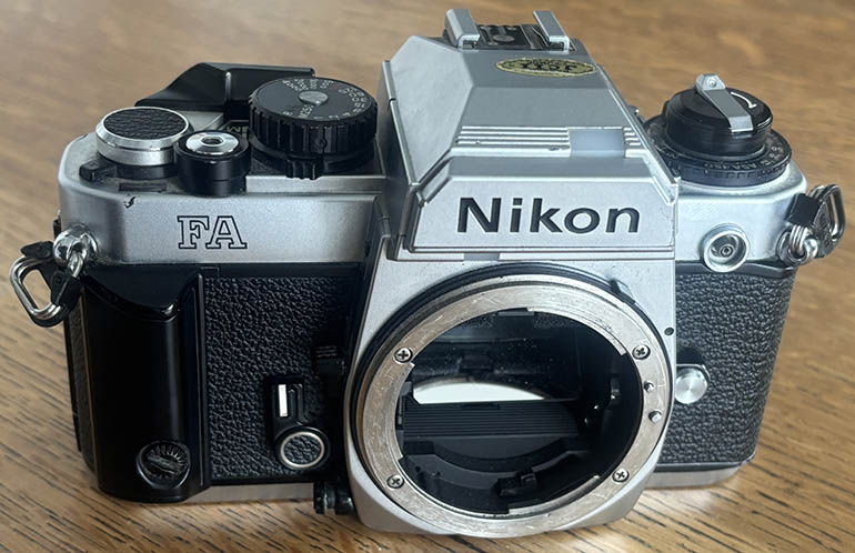 Nikon FA body 35mm camera