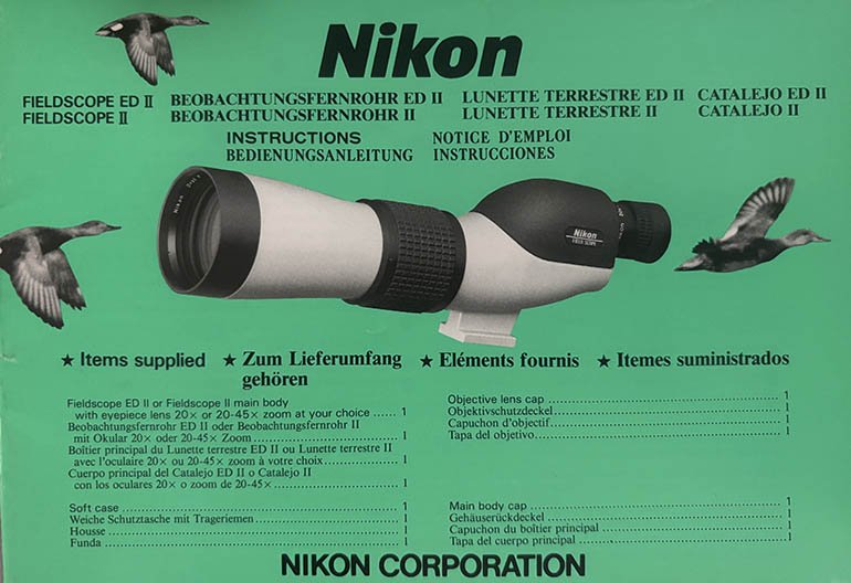 Second hand Nikon Fieldscope ED II