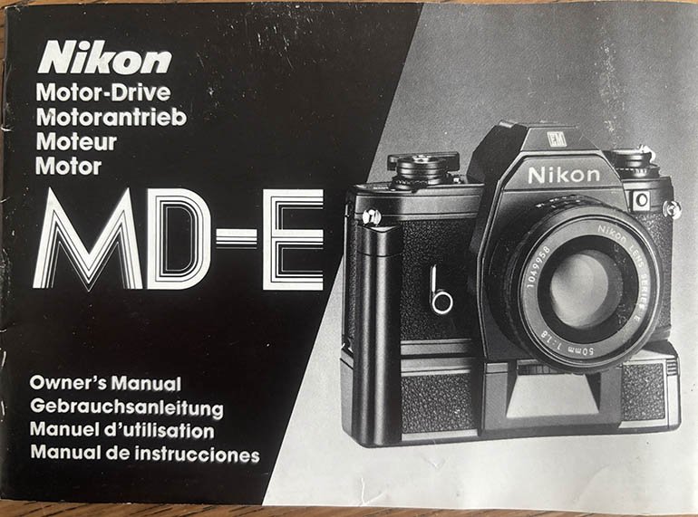 Used Nikon MD-E Motor drive
