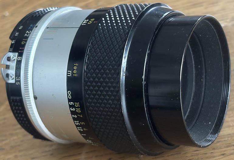 Nikon Micro-Nikkor-P 55mm f/3.5 AI 35mm interchangeable lens