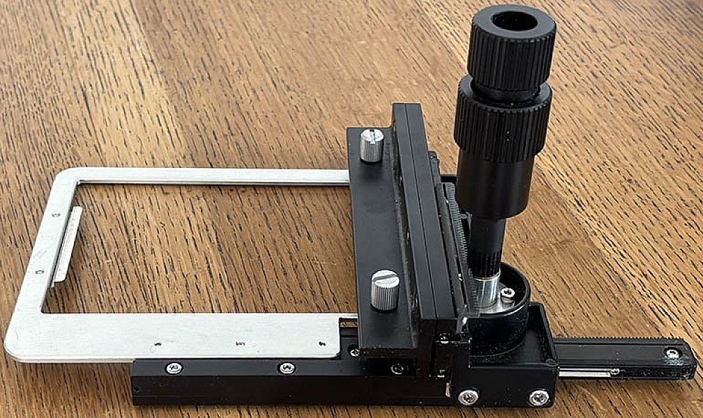 Used Nikon Microscope Specimen Holder XY Stage Coax for TMS