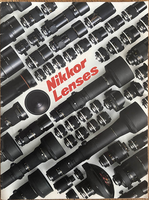 Nikon NIKKOR Lenses 1982 Leaflets & Brochures