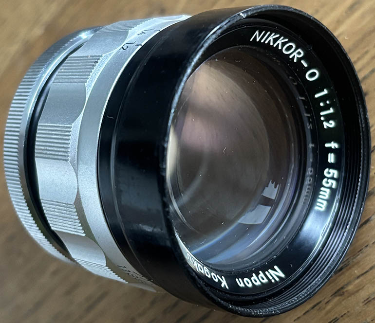 Nikon Nikkor-O 55mm f/1.2  35mm interchangeable lens