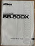 Nikon SB-80DX Speedlight (Instruction manual) £9.00