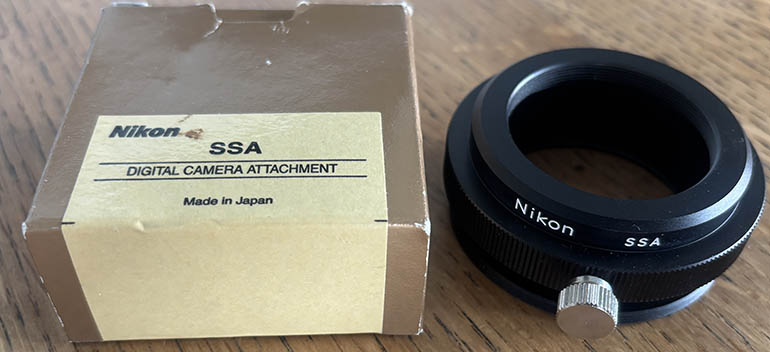 Nikon SSA Digital Camera Attachment
 Lens adaptor