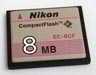 Nikon 8Mb CompactFlash  (Memory card) £4.00