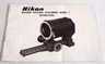 Nikon Bellows Focusing Attachement Model III (Instruction manual) £6.00