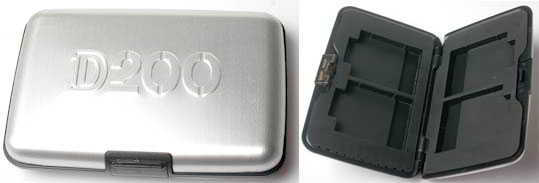 Nikon D200 CompactFlash Hard case Memory card