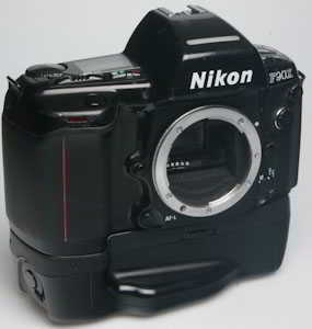Nikon F-90x  body with MB-10 battery pack 35mm camera