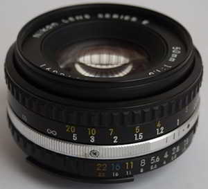 Nikon Series-E 50mm f/1.8  35mm interchangeable lens