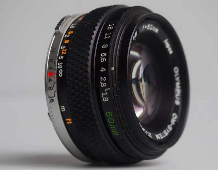 Olympus 50mm f/1.8 standard 35mm interchangeable lens