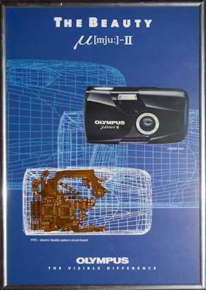 Olympus Olympus MJU framed promo with circuit board Promo Item