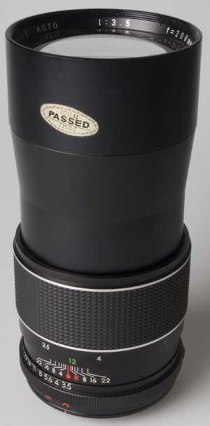 Optomax 200mm f/3.5 M42 screw  35mm interchangeable lens