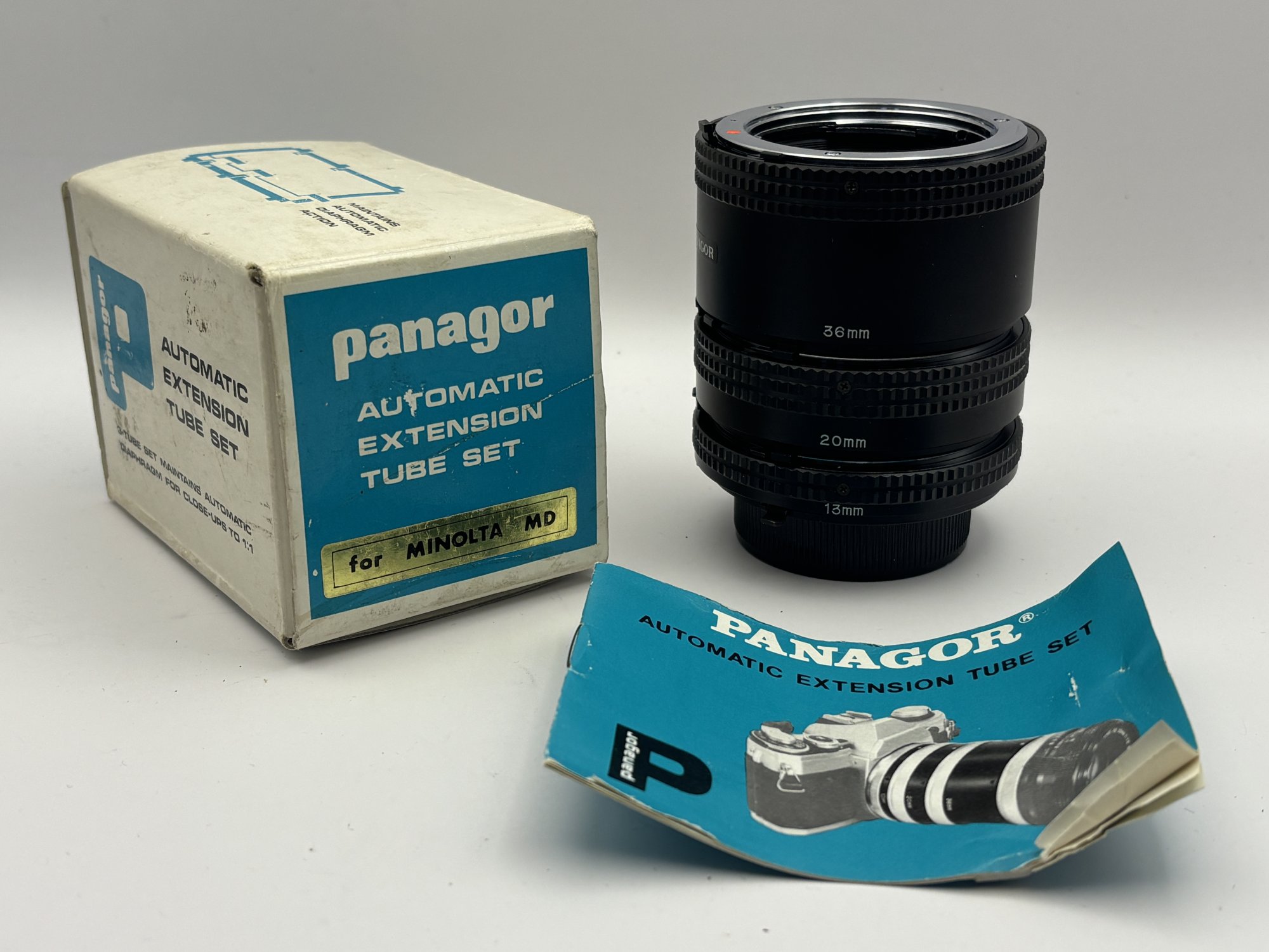 Second hand Panagor Extension Tube Set Minolta MD