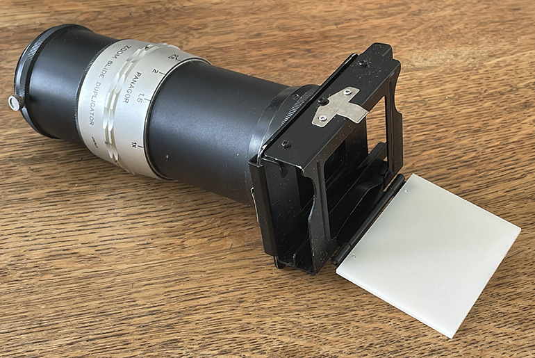 Panagor Zoom Slide Duplicator Film accessory
