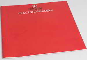 Paterson Colour Darkroom booklet Darkroom