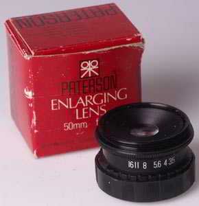 Paterson 50mm enlarging lens Enlarging Lens