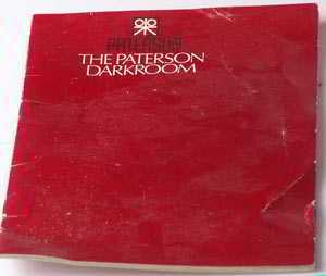 Paterson Darkroom booklet Darkroom