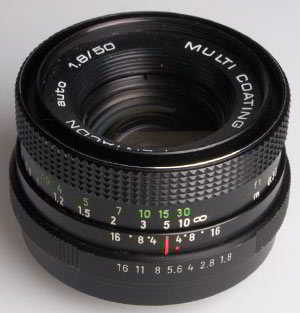 Pentacon 50mm f/1.8 35mm interchangeable lens
