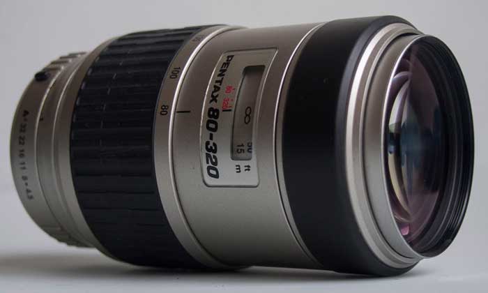 Pentax SMC 80-320mm FA f/4.5-5.6 35mm interchangeable lens