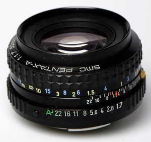 Used Pentax -A SMC 50mm f/1.7