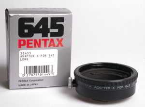 Pre-owned Pentax Adaptor K for 645 Lens (38455)