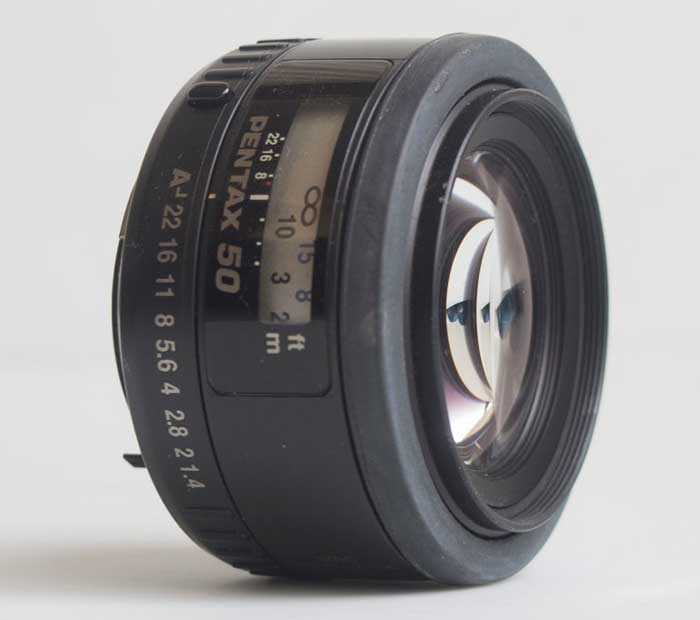 Pentax -FA SMC 50mm f/1.4 35mm interchangeable lens