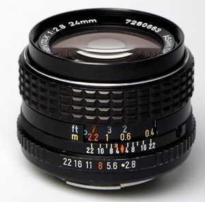 Used Pentax -M SMC 24mm f/2.8