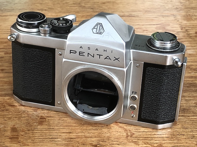 Pentax S1a body with 55mm f/2 lens 35mm camera