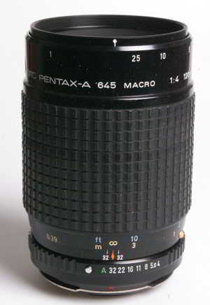 Pentax 120mm f/4 MACRO SMC-A 645 Medium-format lens