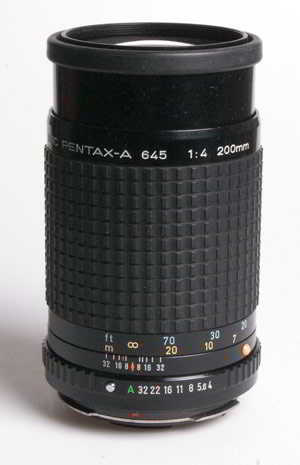 Pentax 200mm f/4 SMC-A 645 Medium-format lens