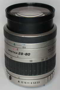 Pentax FA  28-80mm f/3.5-5.6 SMC 35mm interchangeable lens