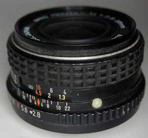 Pentax -M SMC 35mm f/2.8 35mm interchangeable lens