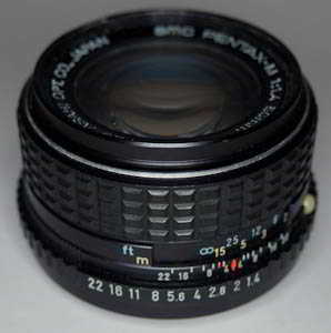 Pentax -M SMC 50mm f/1.4 35mm interchangeable lens