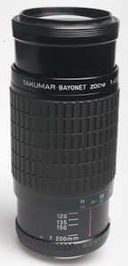 Pentax Takumar 80-200mm f/4.5 zoom 35mm interchangeable lens